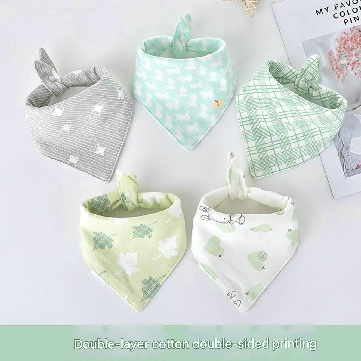 High Quality Baby Cotton Bibs Soft Solid Color Kids Bandana Bibs Newborn Baby Burp Cloths Feeding Scarf Baby Bed Accessories