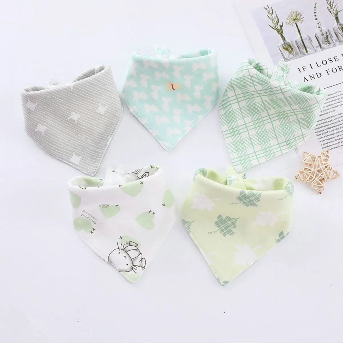 High Quality Baby Cotton Bibs Soft Solid Color Kids Bandana Bibs Newborn Baby Burp Cloths Feeding Scarf Baby Bed Accessories