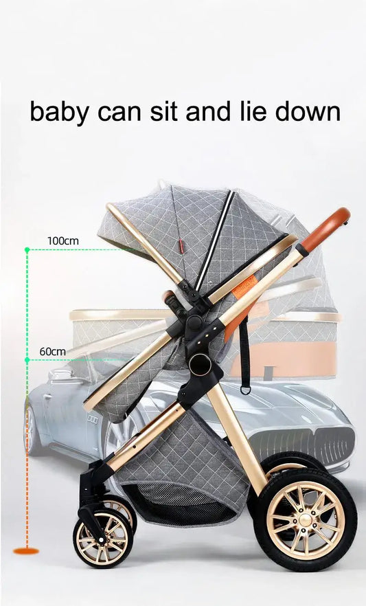 Baby Stroller 3-in-1 : A Lightweight, Folding, and Versatile Solution