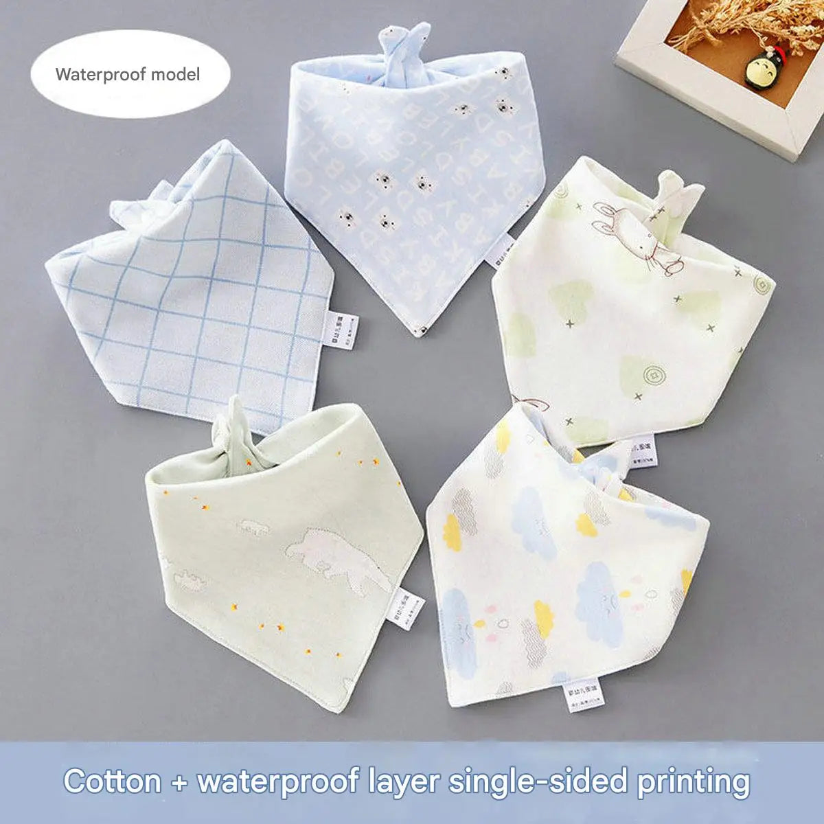 High Quality Baby Cotton Bibs Soft Solid Color Kids Bandana Bibs Newborn Baby Burp Cloths Feeding Scarf Baby Bed Accessories