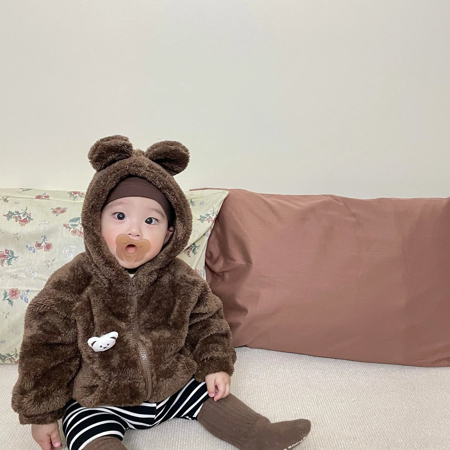 Children's Coat: Autumn and Winter Style, Foreign Children's Hooded and Thick Top, Baby Child Plus Cotton Clothing