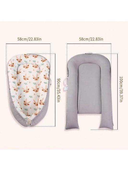 Baby Nest, Portable Baby Crib  Anti Squeezing, Travel Bed, Breathable Newborn Bed For Boys Girls Crib