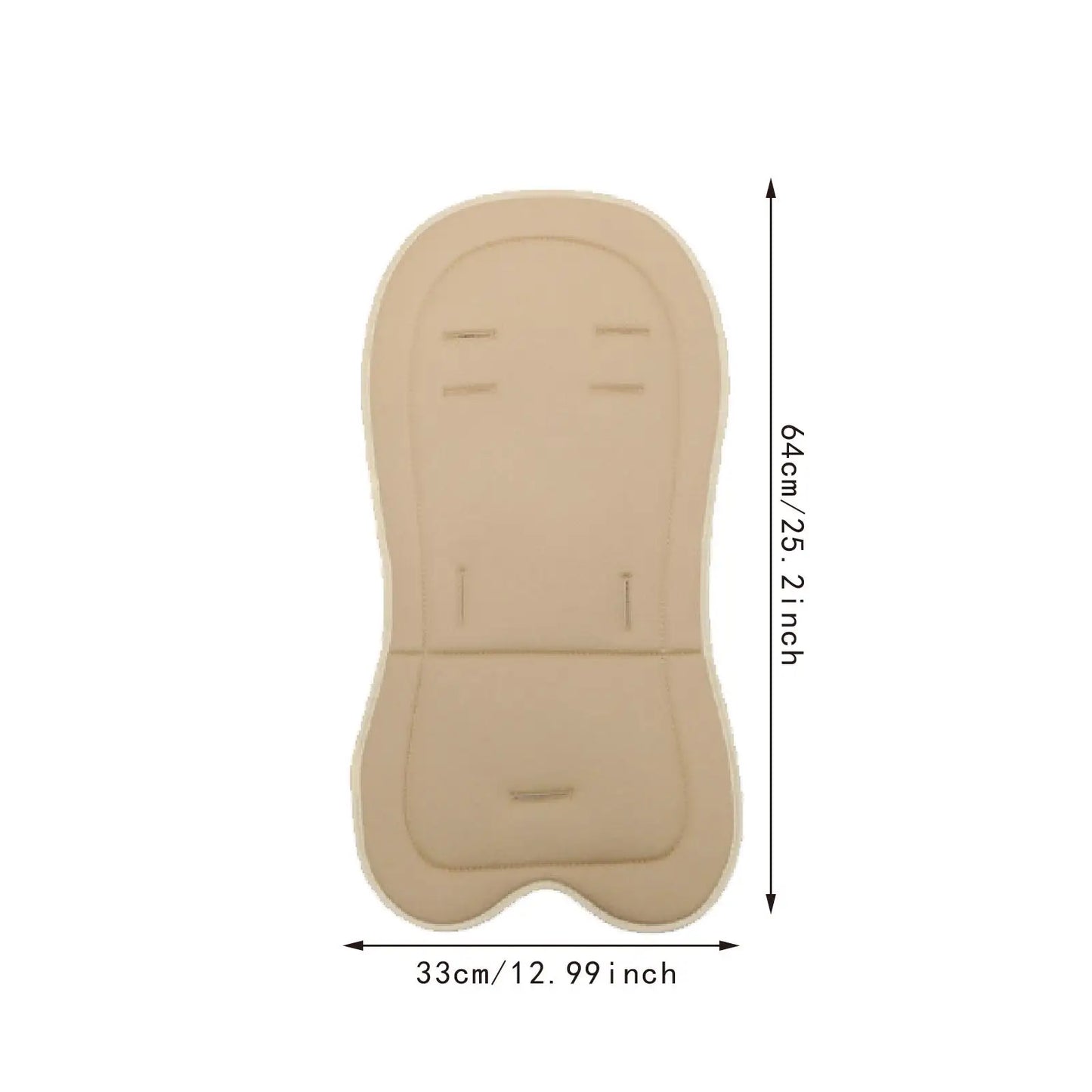 Carriage Cushion Universal Breathable Easy to Clean Portable Kids Stroller Seat Pad Baby Seat Pad Liner for Toddlers Girls Kids