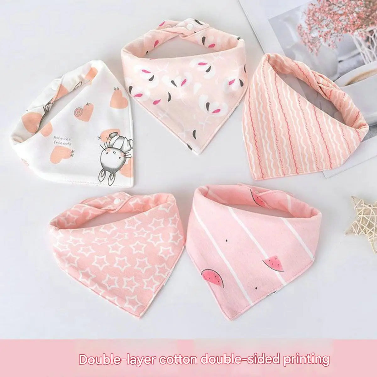 High Quality Baby Cotton Bibs Soft Solid Color Kids Bandana Bibs Newborn Baby Burp Cloths Feeding Scarf Baby Bed Accessories